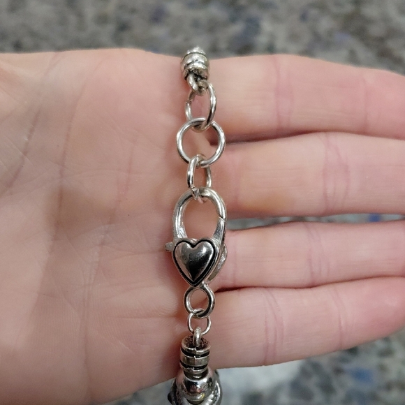 Brighton Silver Charm Bracelet with Earrings - Picture 6 of 7